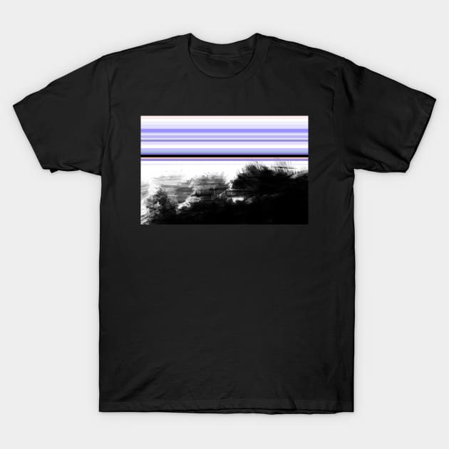 Abstract landscape digital painting T-Shirt by Recreation